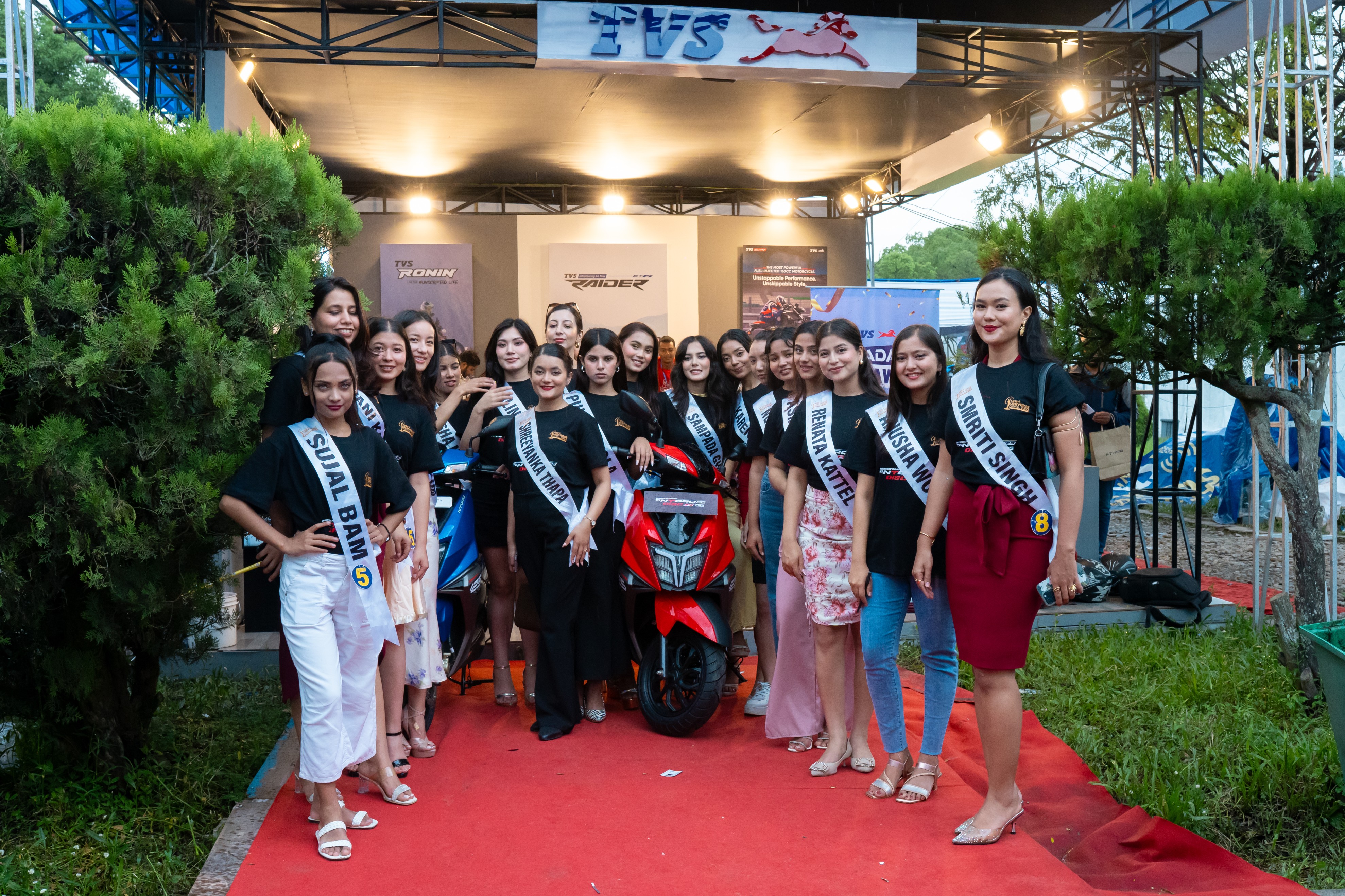 Ntorq Disc BS6 FI unveil from Miss Universe Nepal Top 22 contestant at NADA